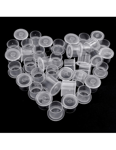 Tazas de Tinta para Tatuajes DERSTRA 300PCS 14mm Desechables