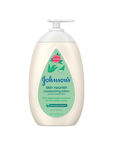 Loción Hidratante para Bebés Johnson's Skin Nourish 500 ml