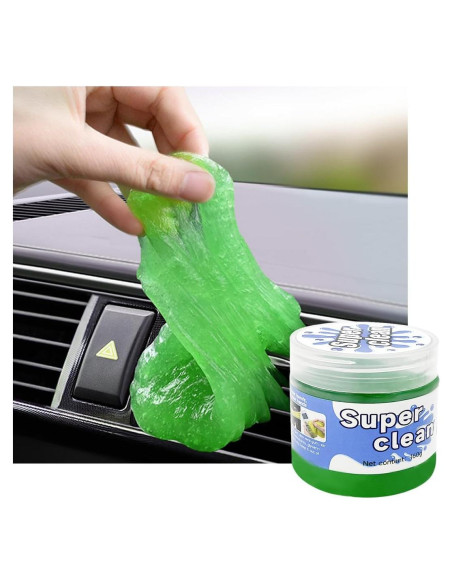 Ziciner Gel de Limpieza para Autos 2PCS Verde Universal Ziciner Gel de Limpieza para Autos 2PCS Verde Universal