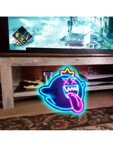 Luz de Neón LED King Boo AMITT 32x31.3cm Regulable