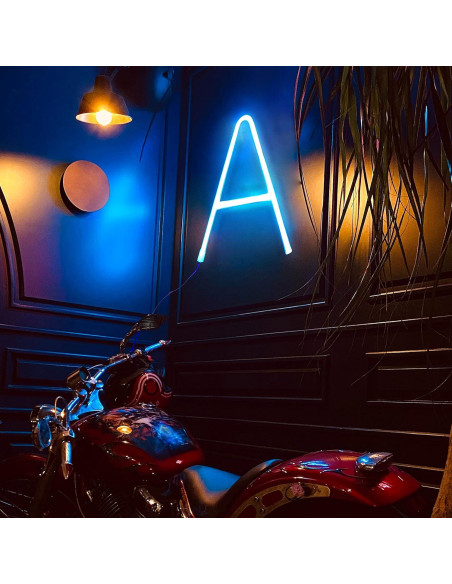 Letrero de Neón LED Blanco Cálido - Letra Z 16.8x21.2cm