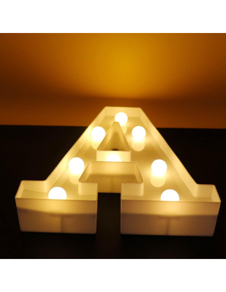 Luz de Letras LED AUSAYE Letra A 22 cm Decoración Luz de Letras LED AUSAYE Letra A 22 cm Decoración