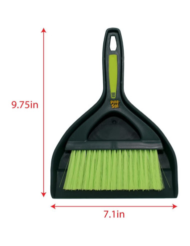 Juego de Mini Recogedor y Cepillo Pine-Sol Verde Compacto