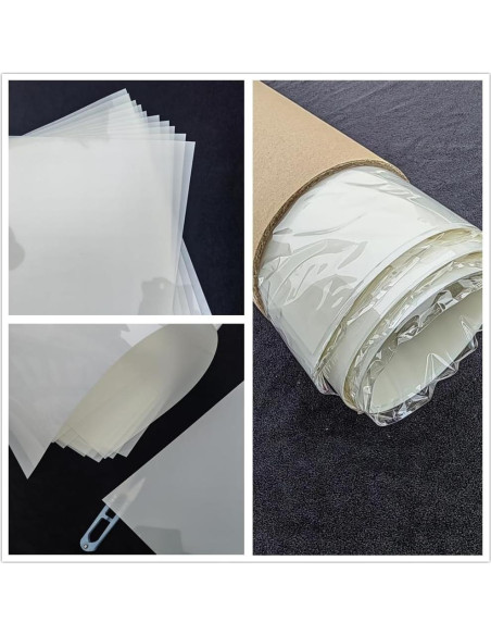 Hoja de Plantilla Mylar Translúcida HOOLOURUM 8 Pzas 30x61cm 10mil Hoja de Plantilla Mylar Translúcida HOOLOURUM 8 Pzas 30x61cm 10mil