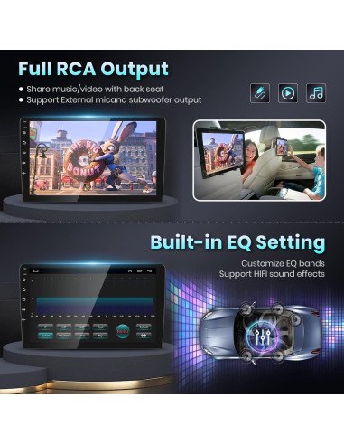 Radio Estéreo de Coche Podofo 10.1" para Nissan Sentra 2013-2017