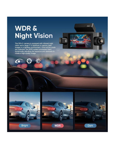 Cámara Dash 4 Canales Seventour DR-41 1080P Visión Nocturna