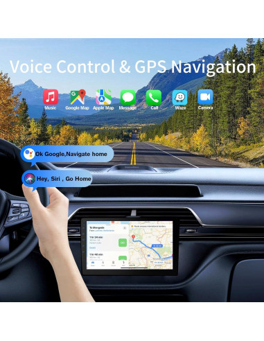 Estéreo Doble Din Haudio CVD9661-AJ Pantalla Táctil 9" GPS