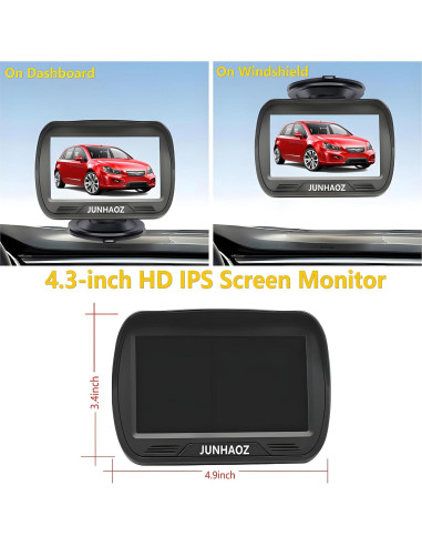 Cámara de Respaldo YIMU K4301 con Monitor 4.3" HD IP69