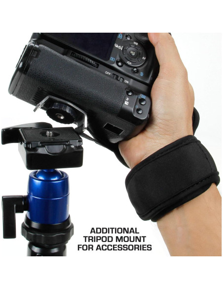 Correa de Muñeca USA Gear DualGRIP Neopreno Negro para Cámaras Correa de Muñeca USA Gear DualGRIP Neopreno Negro para Cámaras