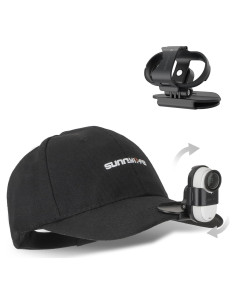 Clip para Sombrero de Cámara de Acción CAPART GO3-S-CV, Ajustable 360