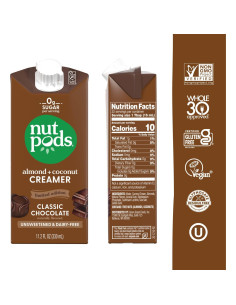 Crema Sin Lácteos Nutpods Chocolate Clásico 3x11.2oz 2