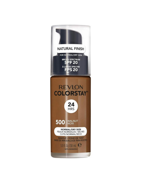 Base Líquida Revlon ColorStay 500 Nogal 29.57 ml SPF 20 Base Líquida Revlon ColorStay 500 Nogal 29.57 ml SPF 20
