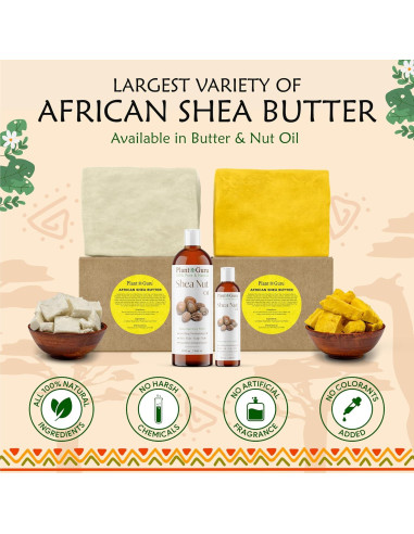 Manteca de Karité Africana Cruda 1360g 100% Pura Natural