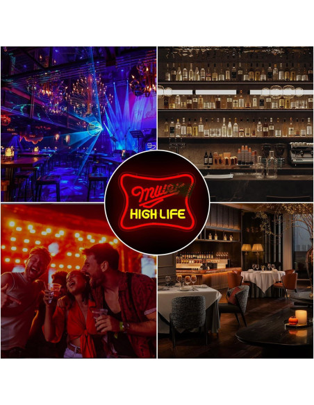 Letrero de Neón LED de Cerveza Jeanchrl 31.5x23.3cm Letrero de Neón LED de Cerveza Jeanchrl 31.5x23.3cm