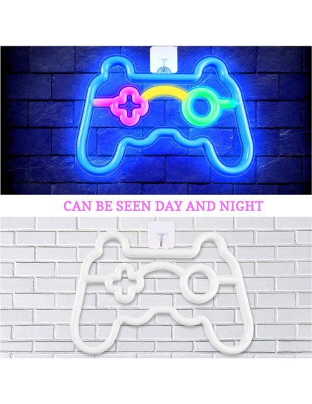 Luz de Neón Gamer Vicloon Controlador de Juego LED USB Luz de Neón Gamer Vicloon Controlador de Juego LED USB
