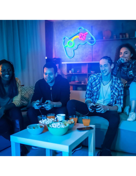 Luz de Neón Gamer Vicloon Controlador de Juego LED USB Luz de Neón Gamer Vicloon Controlador de Juego LED USB