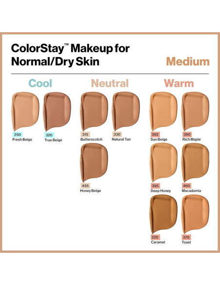 Base Líquida Revlon ColorStay 500 Nogal 29.57 ml SPF 20 Base Líquida Revlon ColorStay 500 Nogal 29.57 ml SPF 20