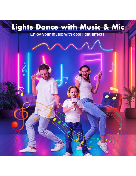 Cinta LED Neón LAFULIT 6m RGB Impermeable con Control Remoto Cinta LED Neón LAFULIT 6m RGB Impermeable con Control Remoto