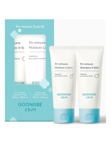 Conjunto de Cuidado de Piel para Bebés GOONGBE - Champú y Loción 100ml