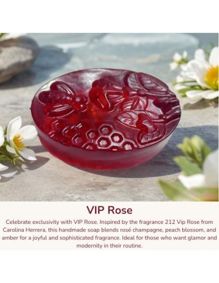 Jabón Artesanal Fancy Bubbles VIP Rose - 95-105g - Brasil Jabón Artesanal Fancy Bubbles VIP Rose - 95-105g - Brasil