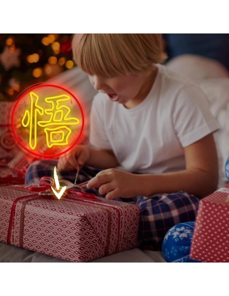 Luz de Neón LED Anime LF 30x30cm Amarillo y Rojo Luz de Neón LED Anime LF 30x30cm Amarillo y Rojo
