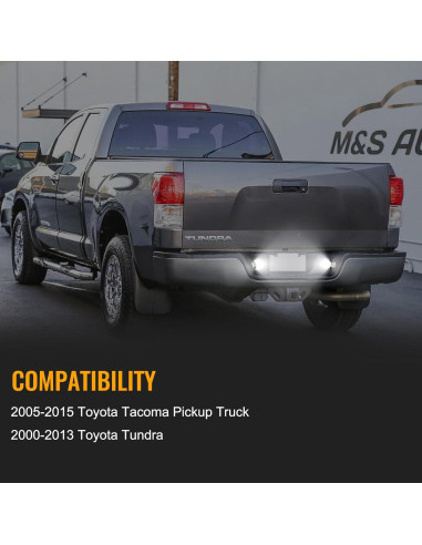 Luz de Placa de Licencia LED Gempro Tubo Neón Blanco Toyota