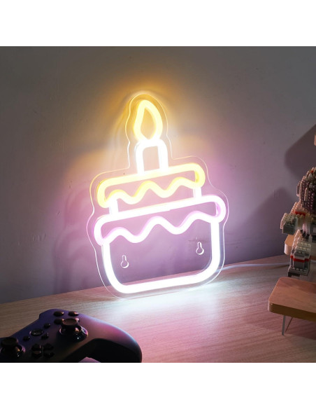 Luz de Neón LED Pastel Cusgazy 22.5x16.5 cm USB Decorativa Luz de Neón LED Pastel Cusgazy 22.5x16.5 cm USB Decorativa