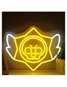 Luz de Neón LED Estrellas lmprintNook 43x33 cm Regulable