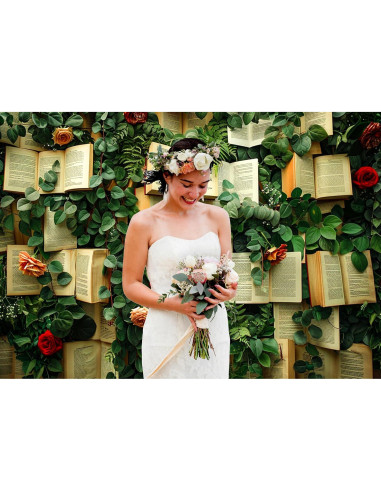 Fondo de Flores Vintage 3x2.43m KUKUSOUL para Fotografía
