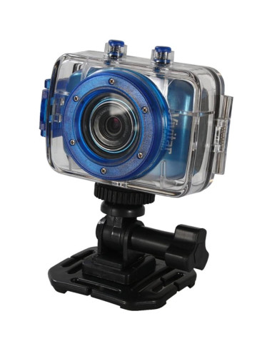 Cámara de Acción HD Vivitar DVR783HD Azul con Estuche y Accesorios