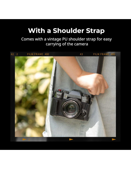 Funda de Cuero a Medias SmallRig 4709 para Fujifilm X-T50 Funda de Cuero a Medias SmallRig 4709 para Fujifilm X-T50