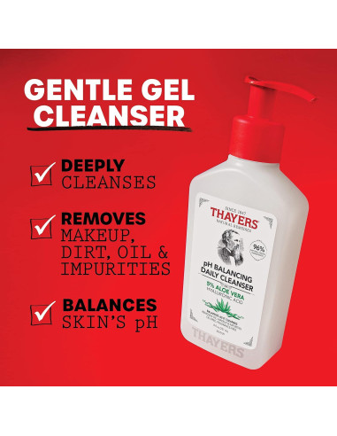THAYERS Limpiador Facial pH Equilibrante con Aloe Vera 236.6 ml