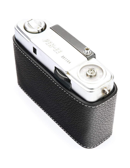 Funda de cámara BolinUS para Olympus PEN-EE de cuero negro Funda de cámara BolinUS para Olympus PEN-EE de cuero negro