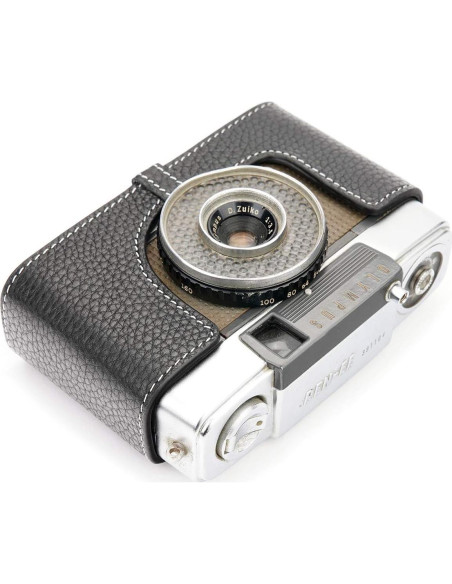 Funda de cámara BolinUS para Olympus PEN-EE de cuero negro Funda de cámara BolinUS para Olympus PEN-EE de cuero negro