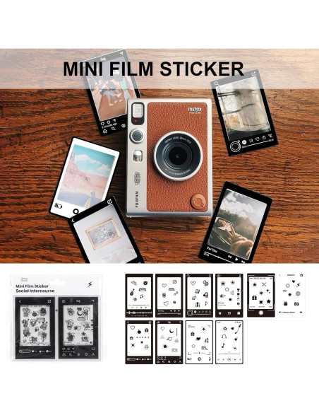 Pegatinas de borde WOGOZAN para fotos FujiFilm Instax Mini 60 pcs Pegatinas de borde WOGOZAN para fotos FujiFilm Instax Mini 60 pcs