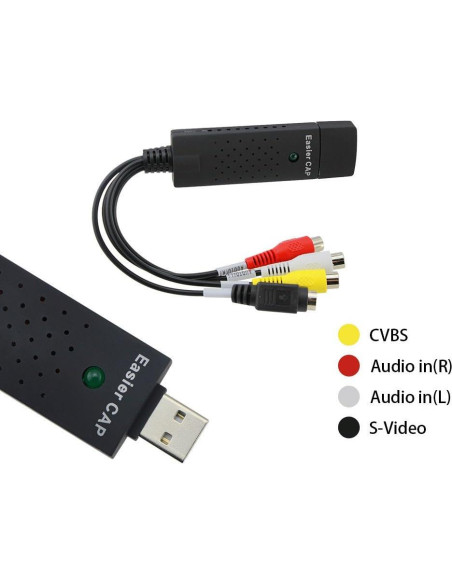 Tarjeta de Captura de Video USB ZOMTOP MS2100 VHS a DVD Tarjeta de Captura de Video USB ZOMTOP MS2100 VHS a DVD