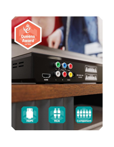 Reproductor de DVD Oakcastle DVD100 HDMI 1080p Multiregión