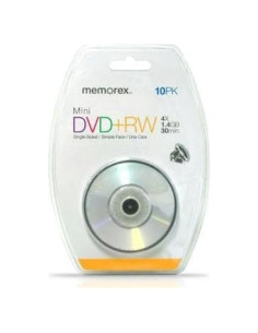 Memorex Mini DVD+RW 4X 1.4GB 10 unidades