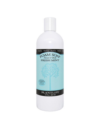 Jabón Espumoso Plantlife Menta Fresca 473 ml - Cuidado Piel