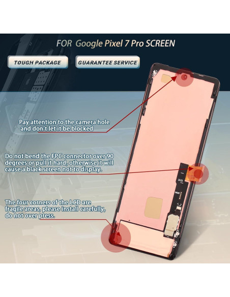 Reemplazo Pantalla LCD Google Pixel 7 Pro YWLRONG con Herramientas Reemplazo Pantalla LCD Google Pixel 7 Pro YWLRONG con Herramientas