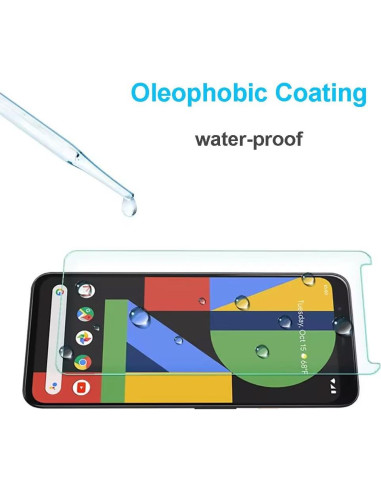 Protector de Pantalla Vidrio Templado ZYHKJYL para Google Pixel 4
