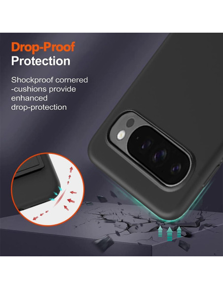 Funda TPU con Soporte y Protector para Google Pixel 9 Pro XL 2024 Funda TPU con Soporte y Protector para Google Pixel 9 Pro XL 2024