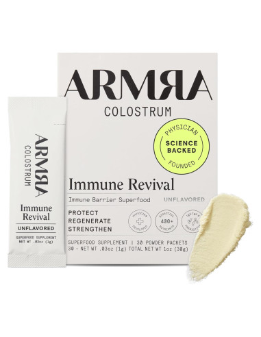 ARMRA Colostrum en Polvo Sin Sabor - 30 Porciones Salud Digestiva
