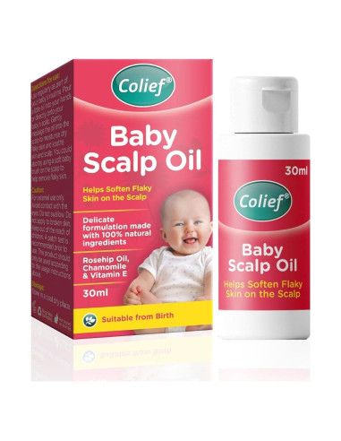 Aceite hidratante para cuero cabelludo bebé Colief 30 ml