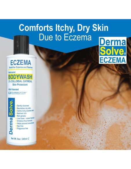 Jabón Corporal Dermasolve para Eczema 2 Paquetes - Hidrata y Repara Jabón Corporal Dermasolve para Eczema 2 Paquetes - Hidrata y Repara