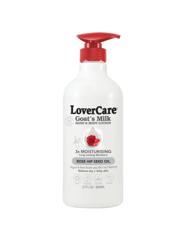 Loción Corporal de Leche de Cabra 800ml con Rosa Mosqueta