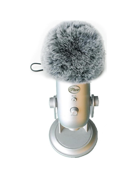 Filtro Pop para Micrófono Blue Yeti - Cubierta de Piel de Oveja Filtro Pop para Micrófono Blue Yeti - Cubierta de Piel de Oveja