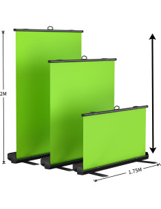 Fondo Verde Plegable WASJOYE 200x150 cm para Fotografía y Video 2