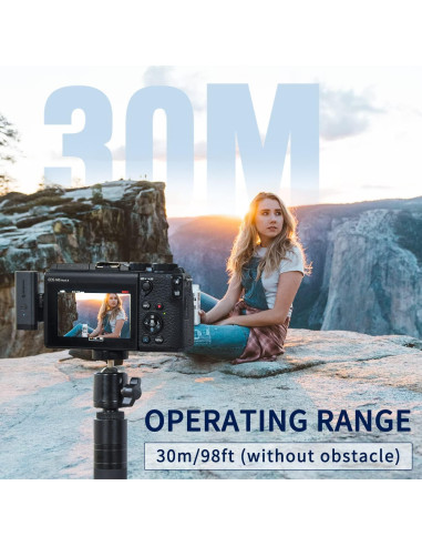 Micrófono Lavalier Inalámbrico Sevenoak SKM-W1 2.4GHz para DSLR y Smartphones