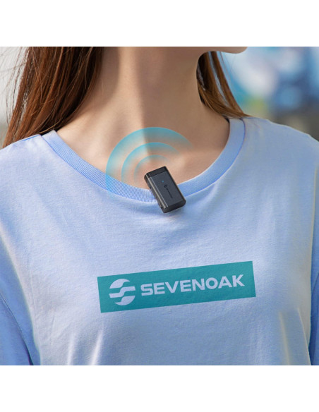 Micrófono Lavalier Inalámbrico Sevenoak SKM-W1 2.4GHz para DSLR y Smartphones Micrófono Lavalier Inalámbrico Sevenoak SKM-W1 2.4GHz para DSLR y Smartphones